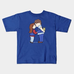 coffee and kisses Kids T-Shirt